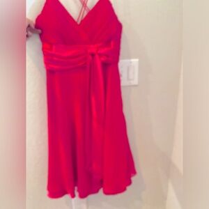 Hot pink cocktail dress size 12